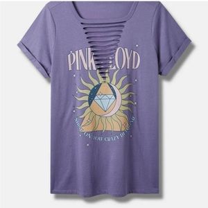 Torrid Pink Floyd classic fit slash tee